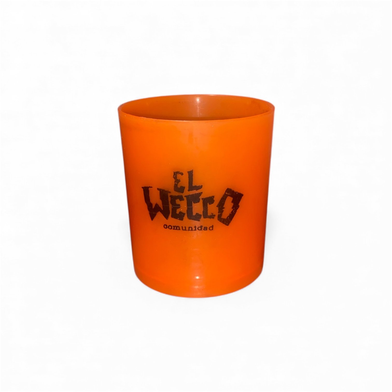 Vaso Reutilizable Anaranjado  – El Wecco Comunidad