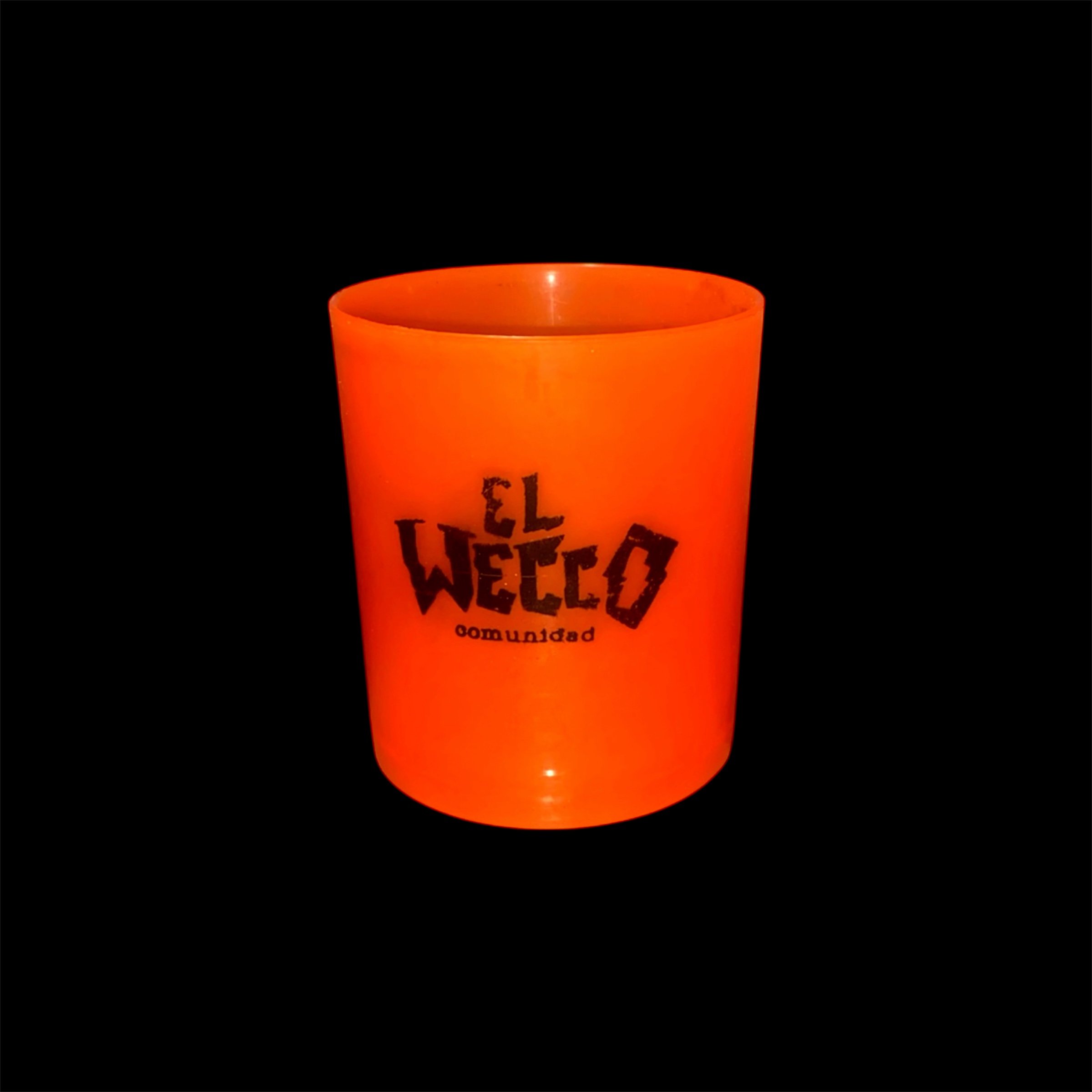 Vaso Reutilizable Anaranjado  – El Wecco Comunidad
