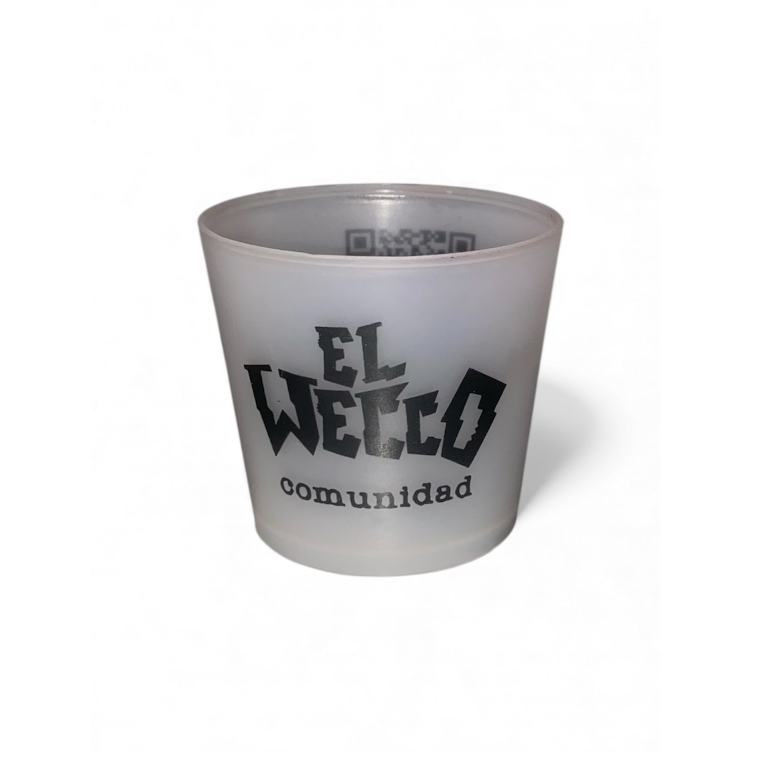  Vaso Reutilizable Blanco – El Wecco Comunidad