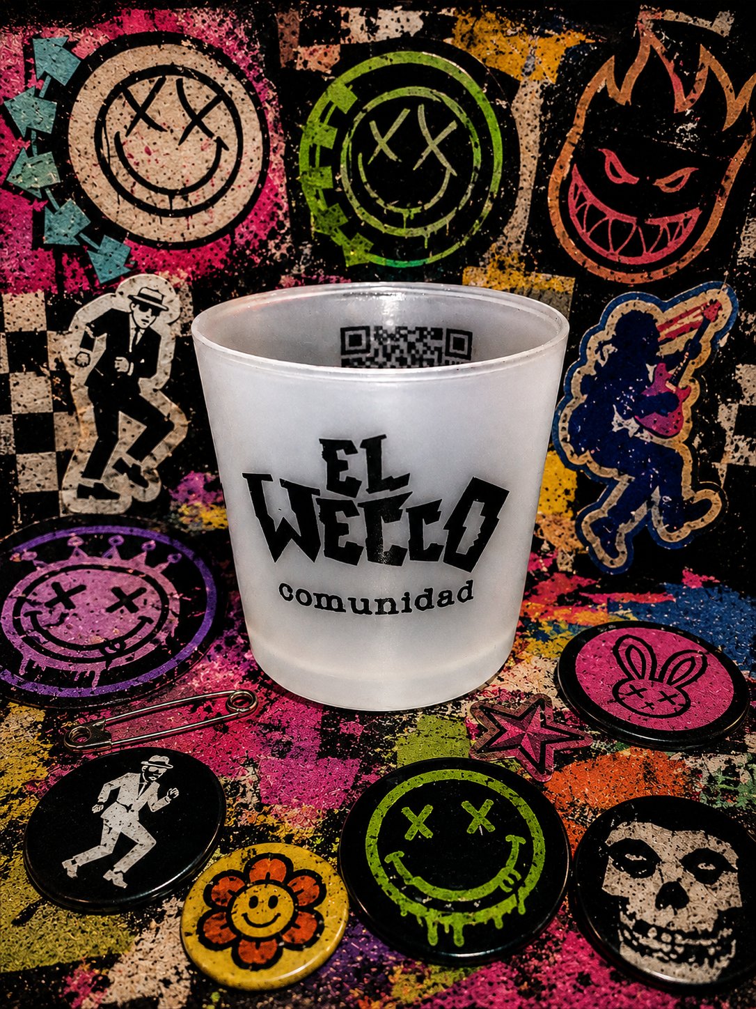  Vaso Reutilizable Blanco – El Wecco Comunidad