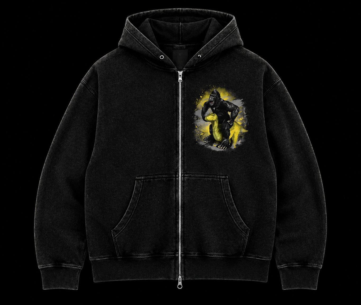 MONARKA - ZIP HODDIE  🦍✨